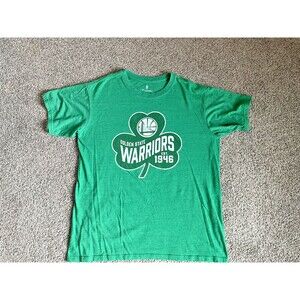 🍀 Fanatics Golden State Warriors St. Patrick’s Day Kelly Green T-Shirt – Size L